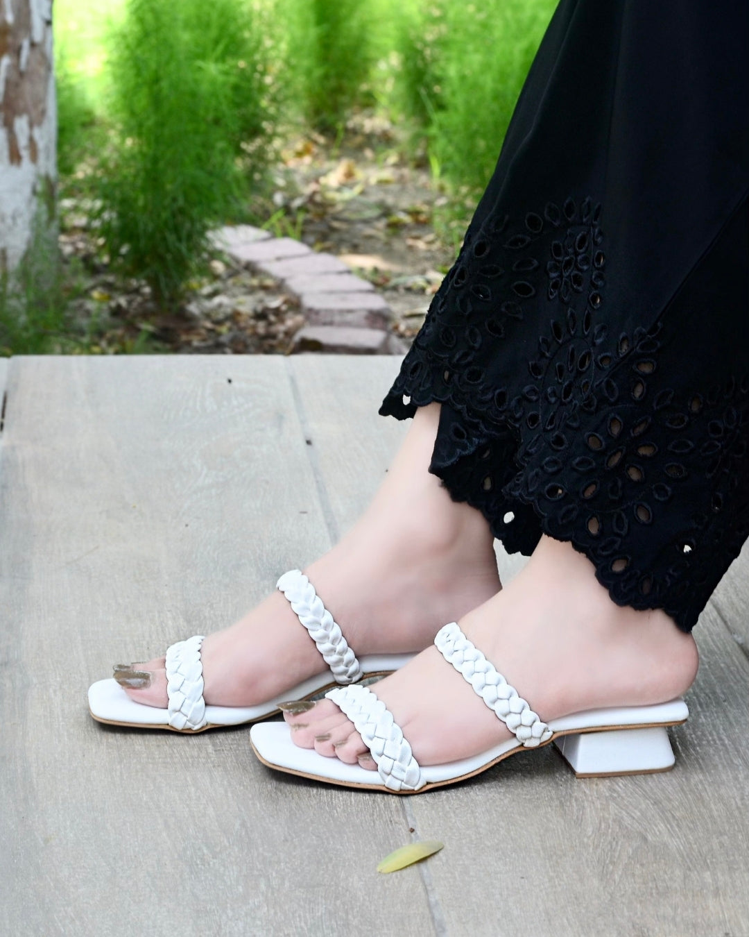 Rapunzel Slide - White