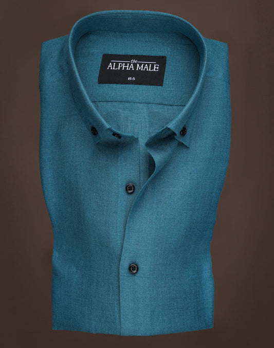 Teal in Linen
