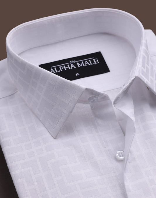 Embossed Pearl White